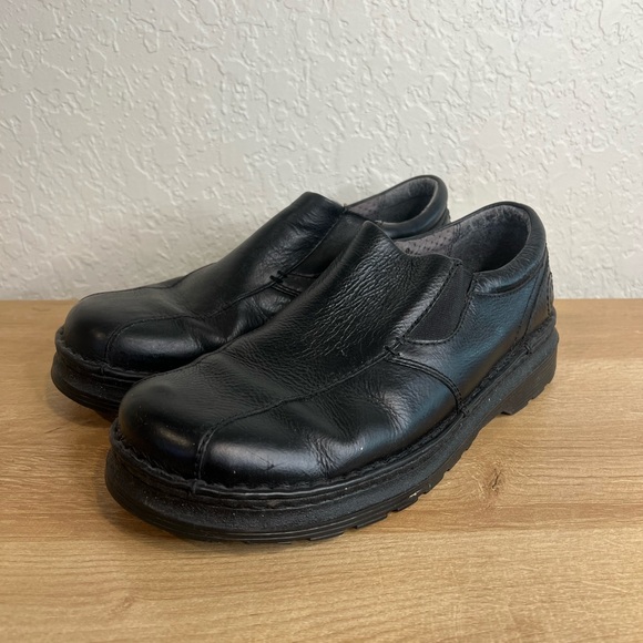 Dr. Martens Other - Dr.Martens Tevin Mens 9 Womens 10 Black Classic Leather Slip On Shoes Loafer